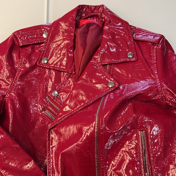 Hot pink motorcycle jacket - Picture 6 of 8